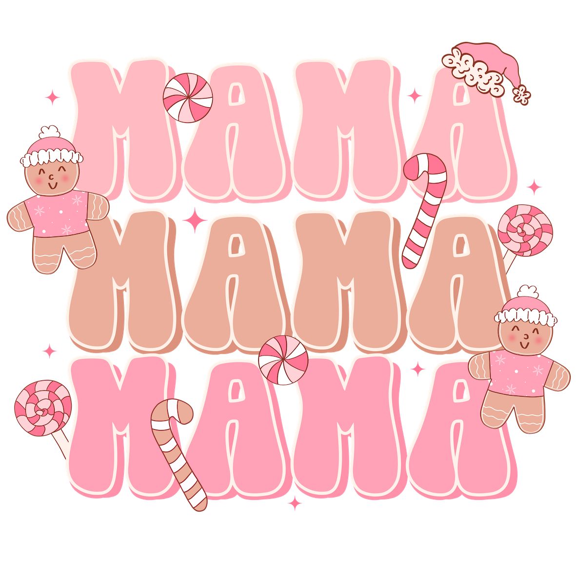 Pink Mama DTF Transfer