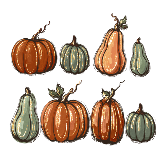 Pumpkins DTF Transfer