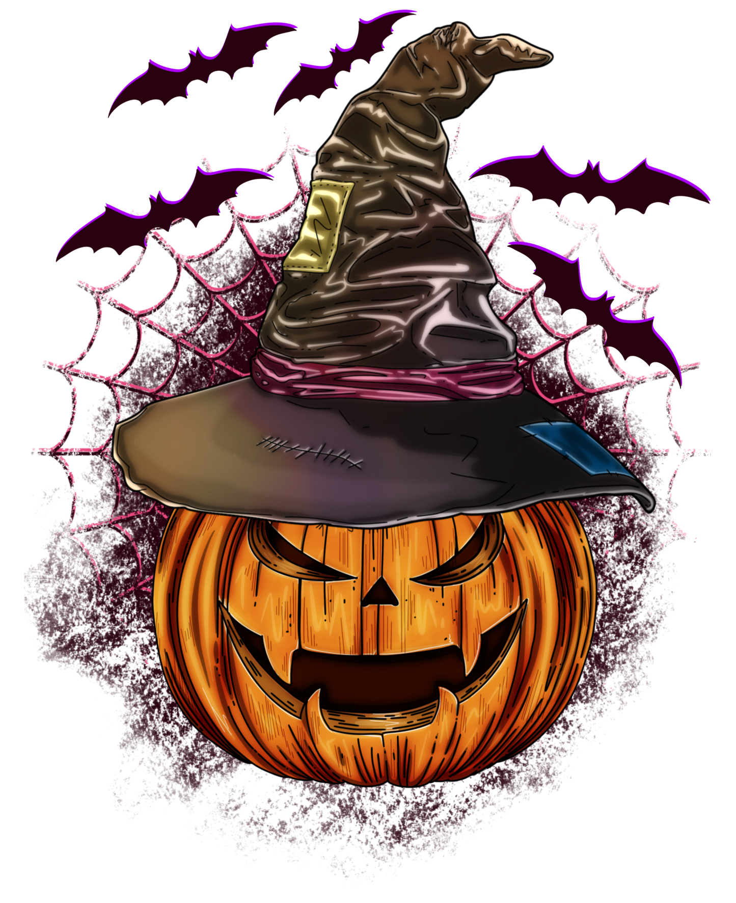 Witch Pumpkin DTF Transfer