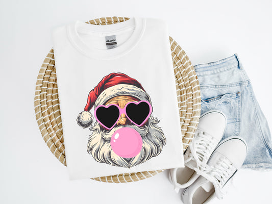 Bubblegum Santa Shirt/Crew