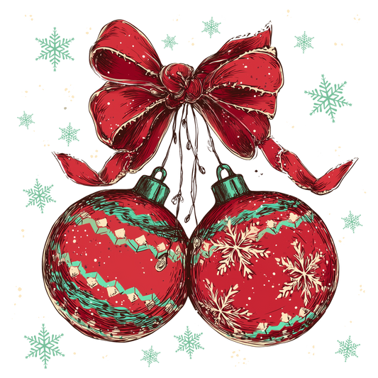 Christmas Ornament DTF Transfer