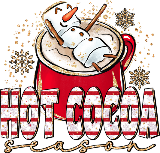 Hot Cocoa Season DTF Transfer