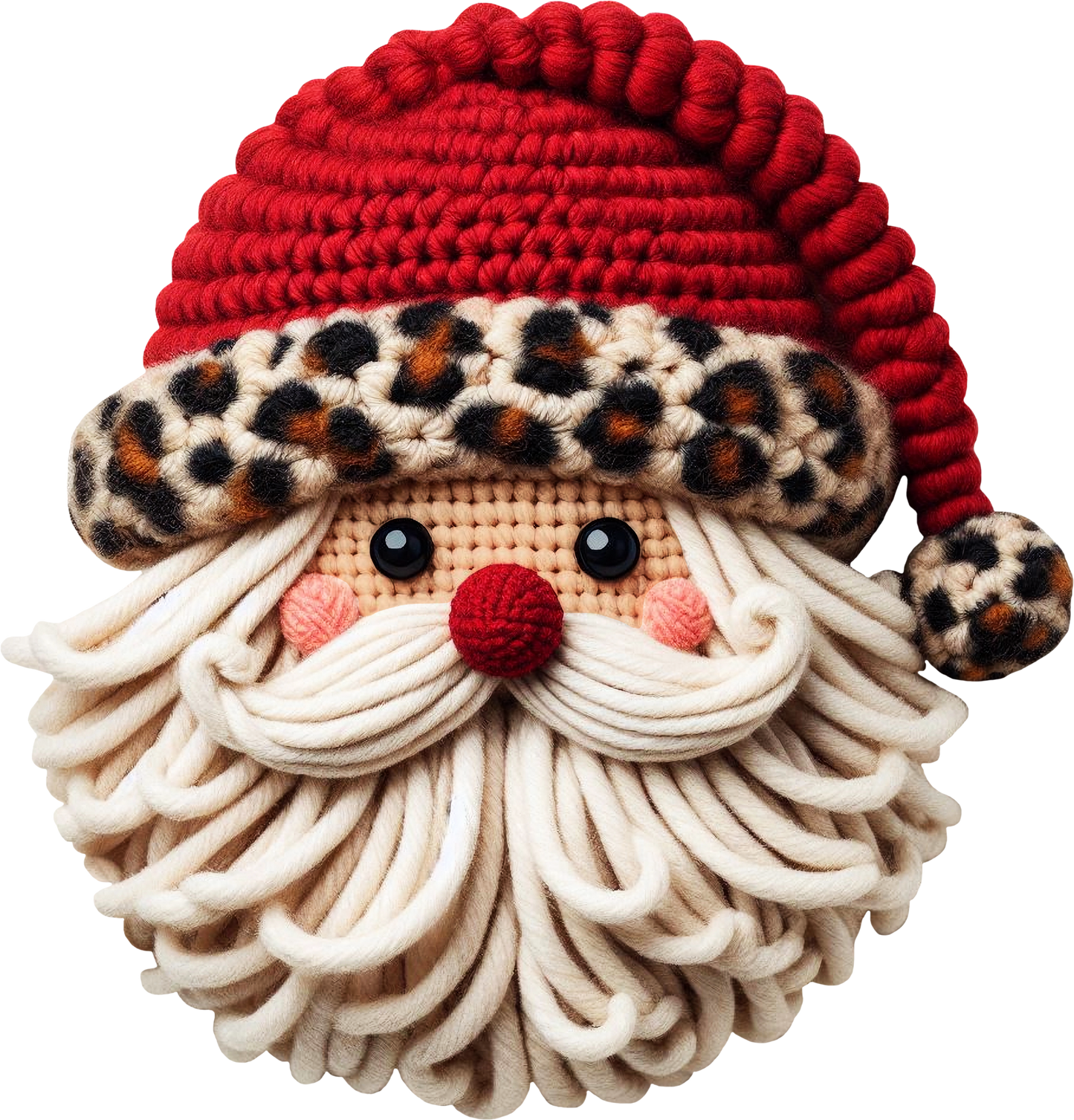 Yarn Santa DTF Transfer