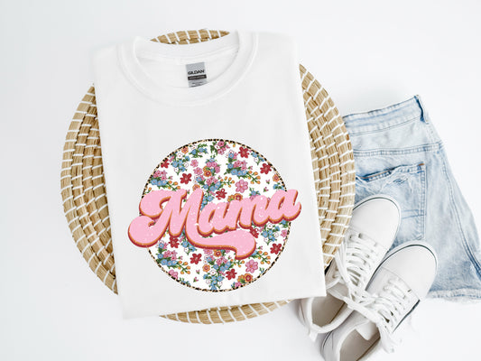 Floral Mama Shirt/Crew