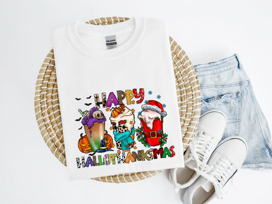 Happy Hallothanksmas Shirt/Crew