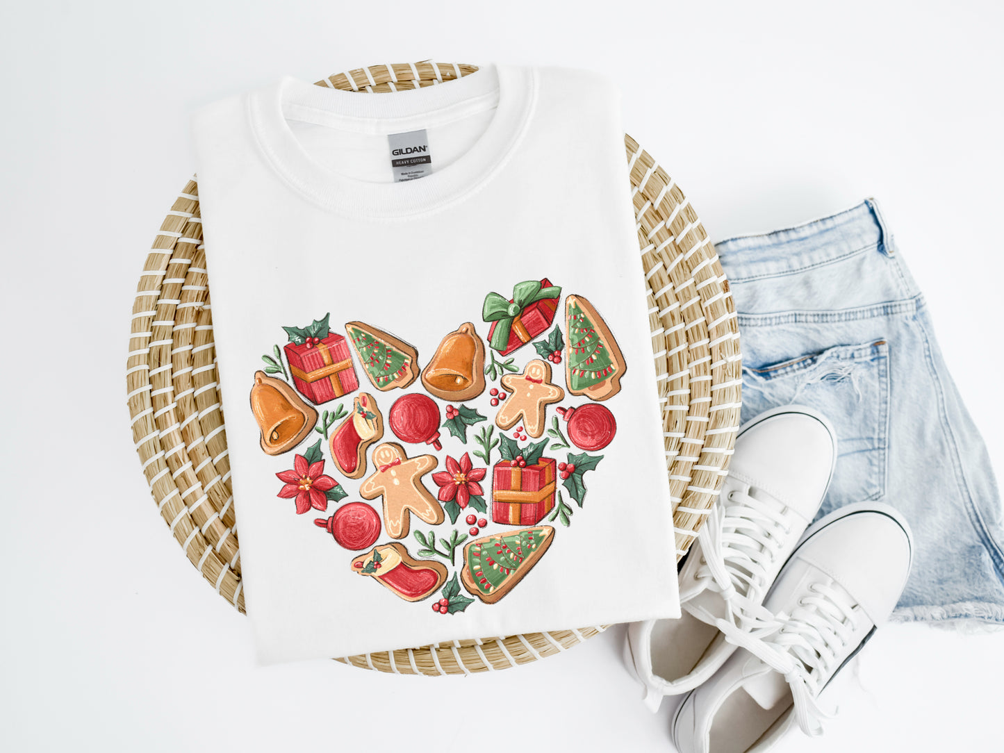 Christmas Heart Shirt/Crew