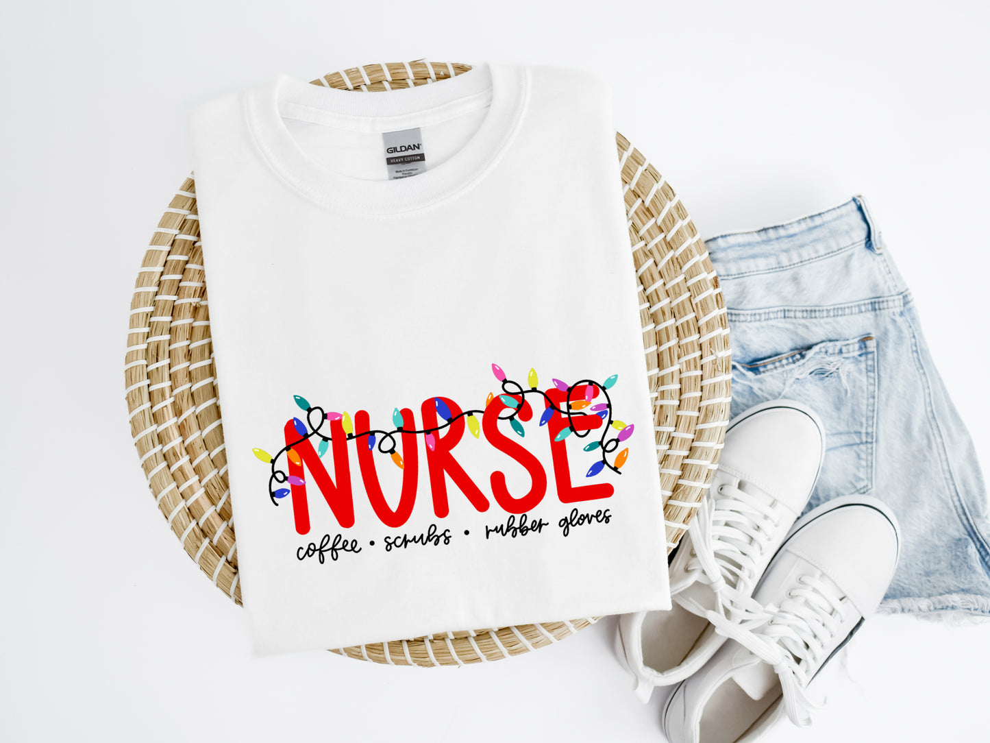 Christmas Nurse Shirt/Crew