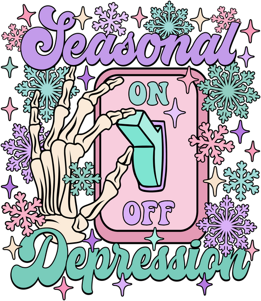 Seasonal Depression DTF Transfer