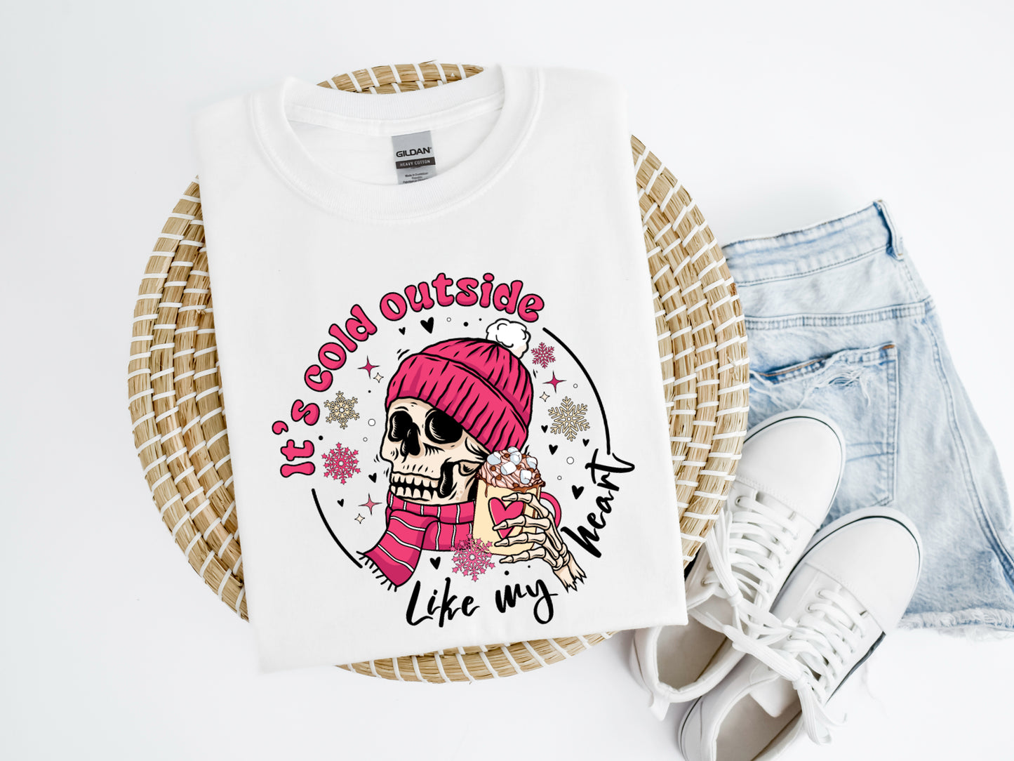 It's Cold Outside Like My Heart Shirt/Crew