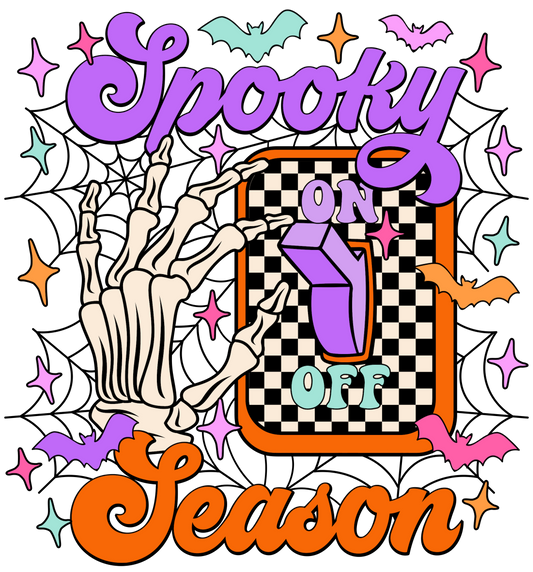 Spooky Season On DTF Transfer