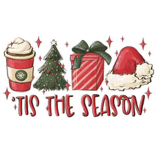 Christmas Tis the Season DTF Transfer
