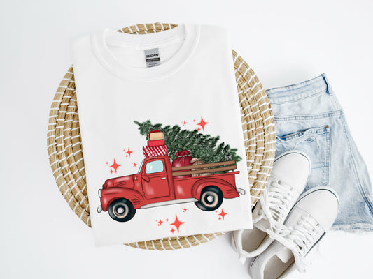 Red Christmas Truck Shirt/Sweatshirt
