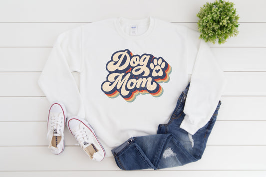 Dog Mom Retro Sweatshirt/Tshirt