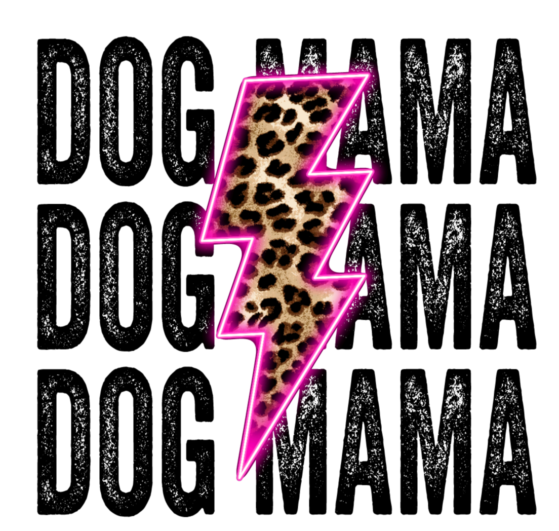 Neon Dog Mama DTF Transfer