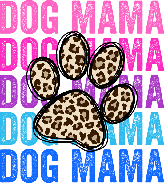Dog Mama Cheetah DTF Transfer