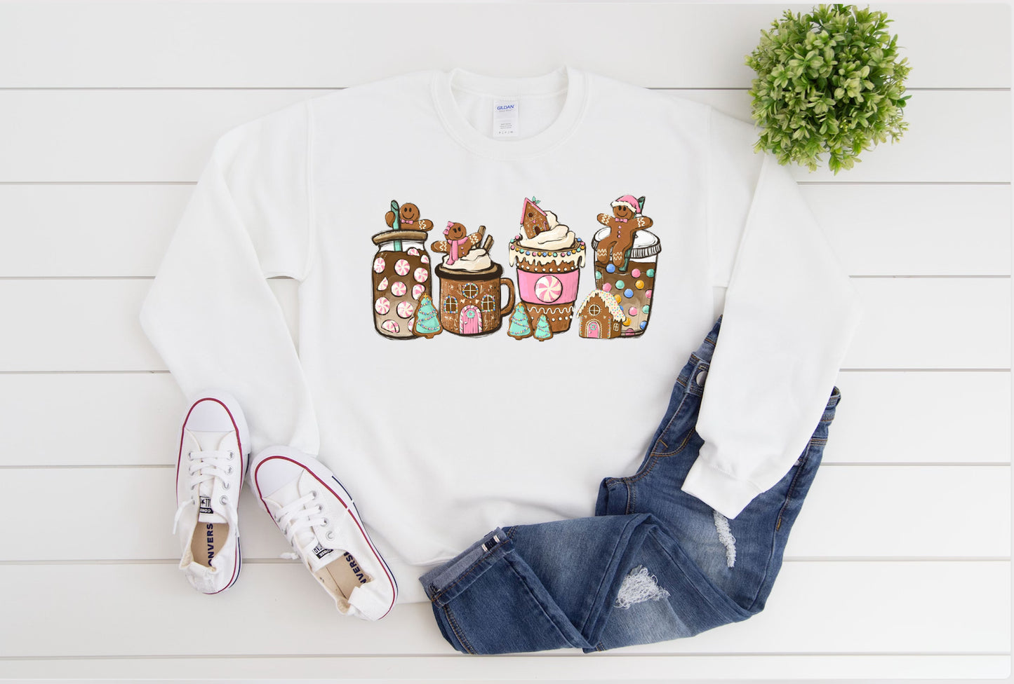 Pink Gingerbread Latte Shirt/Crew