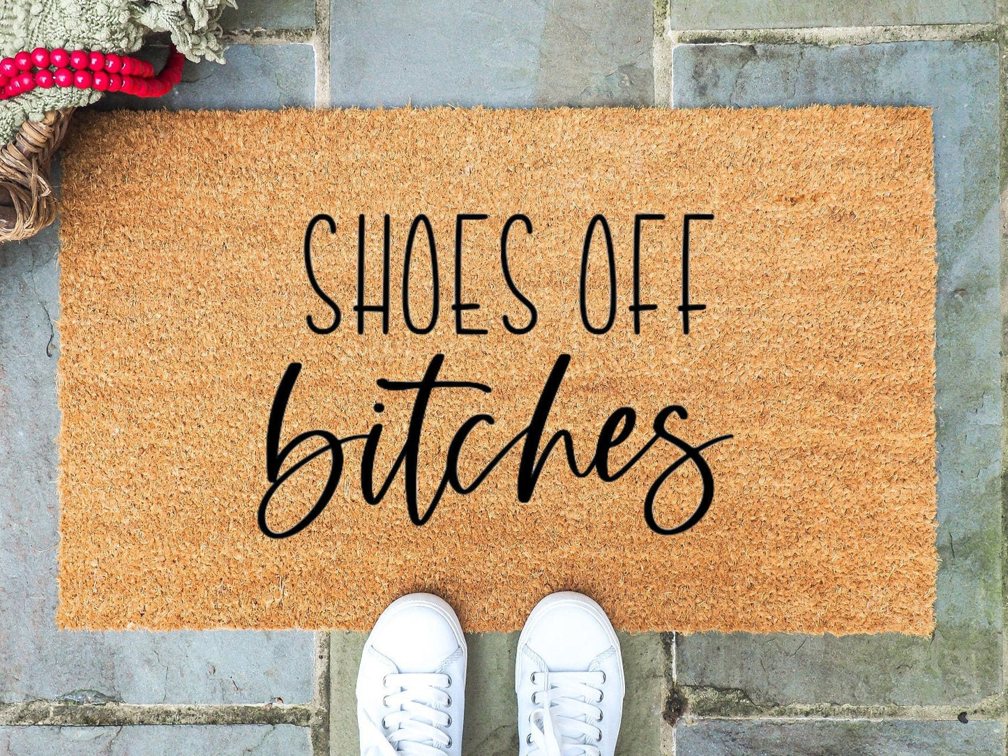 Shoes Off Bitches Doormat