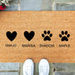 Family Doormat / Dog Doormat