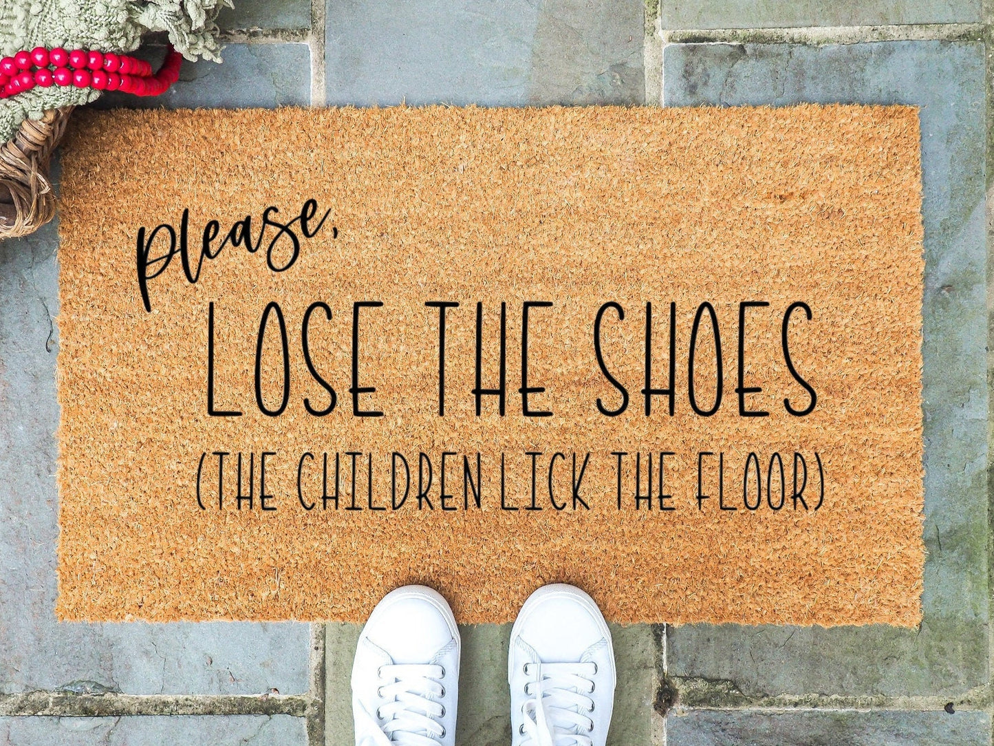 Please Lose The Shoes Doormat / Children Lick the Floors Doormat